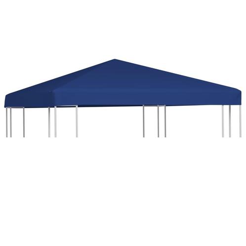 vidaXL Prieeldak 310 g/m² 3x3 m blauw, Tuin en Terras, Partytenten, Nieuw, Verzenden