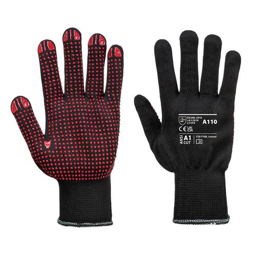 GGM Gastro | (10 paar) PVC Nub Handschoen - Zwart/Rood - |, Kleding | Heren, Schoenen, Nieuw, Werkschoenen, Verzenden