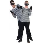 Zwart wit boevenshirt - Boeven kleding, Ophalen of Verzenden, Nieuw
