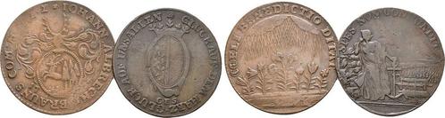 Rechenpfennig 2 Stueck 1724 u o J Harz, Postzegels en Munten, Penningen en Medailles, Verzenden