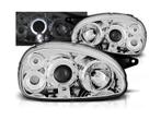 Angel Eyes Chrome koplampen geschikt voor Opel Corsa B, Auto-onderdelen, Verlichting, Nieuw, Opel, Verzenden