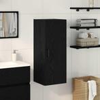 vidaXL Wandkast 34,5x34x90 cm bewerkt hout zwart, Huis en Inrichting, Kasten | Buffetkasten, Verzenden, Nieuw, Overige houtsoorten
