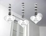 Hangdecoratie Just Married, Hobby en Vrije tijd, Feestartikelen, Ophalen of Verzenden, Nieuw