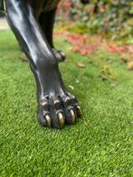 Bronzen Panter - Levensecht - 200x50x70cm, Tuin en Terras, Tuinbeelden, Verzenden, Nieuw, Metaal, Dierenbeeld