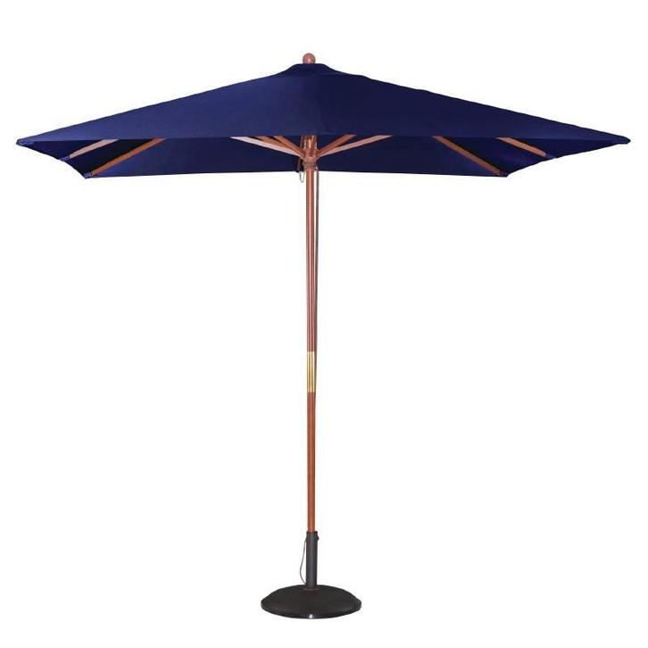 Parasol - vierkant 250cm - donkerblauw, Zakelijke goederen, Horeca | Keukenapparatuur, Nieuw in verpakking, Verzenden