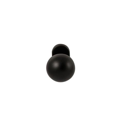 Knopkruk Sfera op ovaal rozet - zwart, Doe-het-zelf en Verbouw, Hang- en Sluitwerk, Nieuw, Verzenden