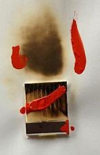Bernard Aubertin (1934-2015) - Dessin de feu, Antiek en Kunst