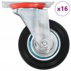 vidaXL 16 st Zwenkwielen 100 mm, Zakelijke goederen, Verzenden