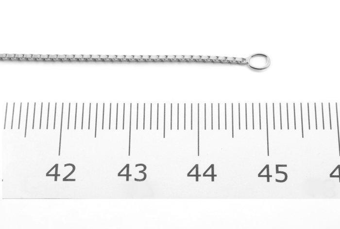 Halsketting - 18 karaat Witgoud, Sieraden, Tassen en Uiterlijk, Kettingen