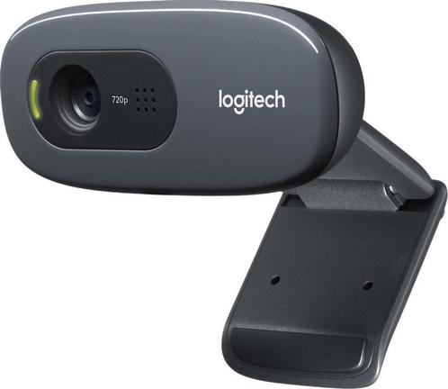 Webcam Logitech C270 - 720p HD - 3MP - Grijs (Elektronica), Computers en Software, Pc- en Netwerkkabels, Nieuw, Verzenden