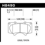 Hawk 10 Lexus GX460 / 03-09 Lexus GX470 / 04-10 4Runner, Ophalen of Verzenden, Nieuw