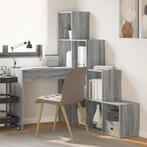 vidaXL Hoekbureau Grijs sonoma 101,5 x 149,5 x 149,5 cm, Huis en Inrichting, Verzenden, Nieuw