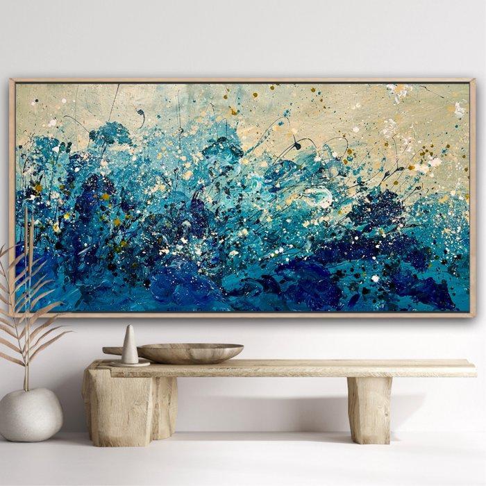 Esty - Orchidee Blu, Antiek en Kunst, Kunst | Schilderijen | Modern