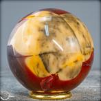 Zeldzaam Natuurlijk Topkwaliteit Mookaïet Bol- 775.32 g, Verzamelen, Mineralen en Fossielen