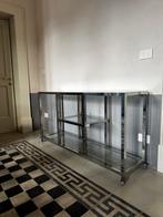 Wandtafel - Glas, Staal - Mid-Century Modern Chrome