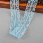 Budget Lint Kant Sky blue +/-38mm 10 yard Kant 38 mm, Hobby en Vrije tijd, Ophalen of Verzenden, Nieuw