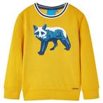 vidaXL Kindertrui 104 okerkleurig, Verzenden, Nieuw