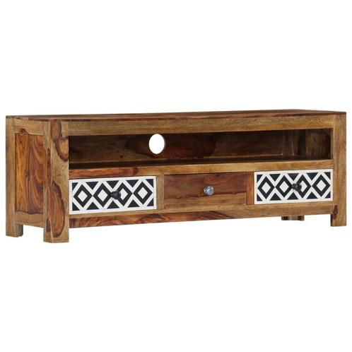 vidaXL Tv-meubel 120x30x40 cm massief acaciahout, Huis en Inrichting, Kasten | Televisiemeubels, 25 tot 50 cm, Nieuw, Overige houtsoorten