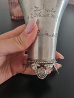 Bekerglas - .800 zilver - zilveren beker/beker, Antiek en Kunst, Antiek | Goud en Zilver