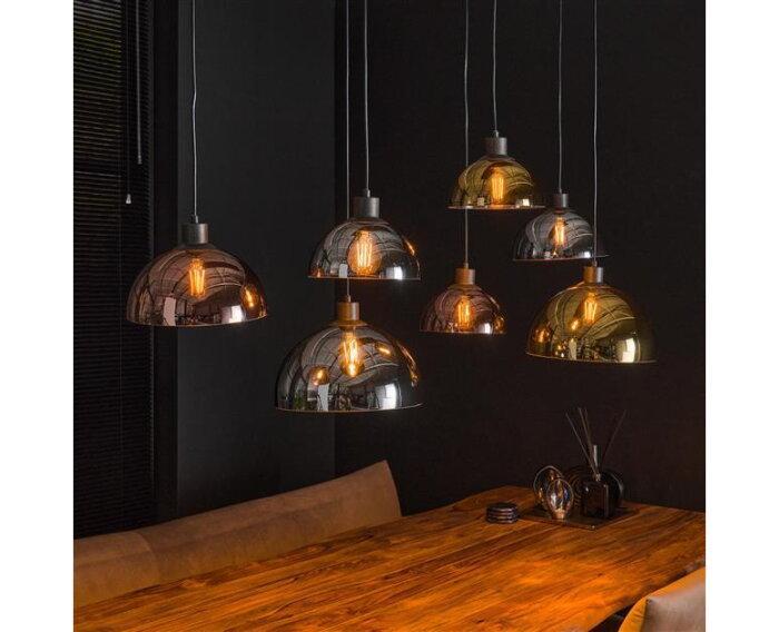 Hanglamp Tricolore disk 7 Lampen - Artic zwart, Huis en Inrichting, Lampen | Hanglampen, Nieuw, Ophalen of Verzenden