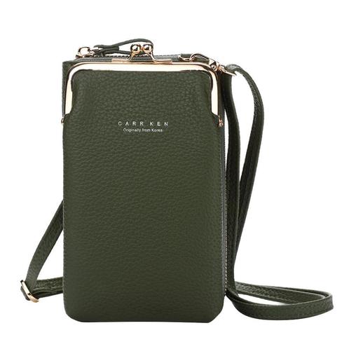 ZILOU Telefoontasje - Portemonnee - Compact - Groen [Tip!], Sieraden, Tassen en Uiterlijk, Tassen | Schoudertassen, Groen, Nieuw