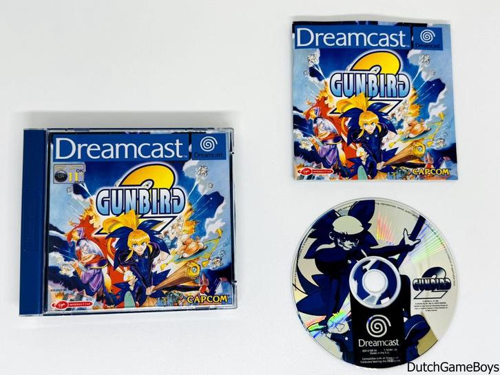 Sega Dreamcast - Gunbird 2, Spelcomputers en Games, Games | Sega, Gebruikt, Verzenden