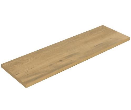 Bovenblad Angela 160 x 48 x 3,5 cm - Eiken - Wastafelblad, Huis en Inrichting, Badkamer | Badkamermeubels, Nieuw, Verzenden
