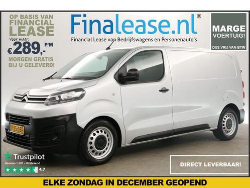 Citroën Jumpy 1.6 BlueHDI L2H1 Marge Airco Carplay €310pm, Auto's, Bestelauto's, Lease, Handgeschakeld, Diesel, Zilver of Grijs