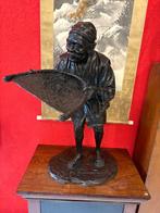 Brons - Signed Tky Kaneda  - OKIMONO XL - Meiji