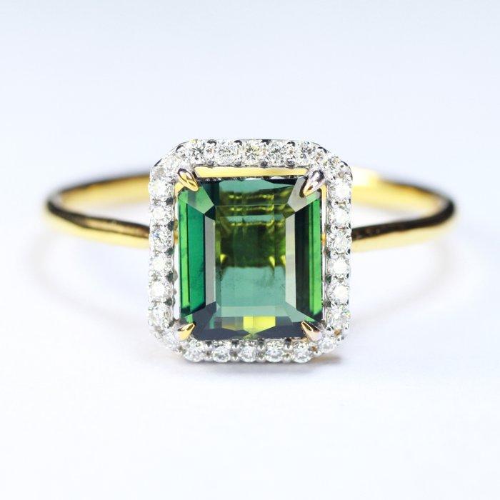 Zonder minimumprijs - Ring - 14 karaat Geel goud - 1.65ct., Sieraden, Tassen en Uiterlijk, Ringen