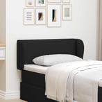 vidaXL Hoofdbord oor Zwart 40 x 23 x 6 cm Stof, Verzenden, Nieuw, Zwart, Stof