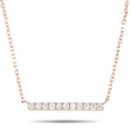 Halsketting - 14 karaat Roségoud, EXCLUSIEVE 14K Roze Gouden, Sieraden, Tassen en Uiterlijk, Kettingen, Nieuw