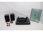 Platenspeler incl twee externe speakers Lenco LS-301BK Zwart, Audio, Tv en Foto, Luidsprekers, Verzenden, Zo goed als nieuw