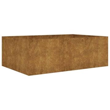 Plantenbak Verhoogd Cortenstaal 120cm - Retourdeal - Tuin beschikbaar voor biedingen