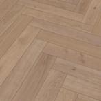 FLOER Hybride Hout Visgraat 5018 Greige Eiken Parketvloer, Huis en Inrichting, Stoffering | Vloerbedekking, Ophalen of Verzenden