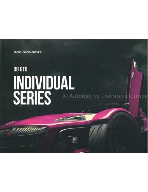 2021 DONKERVOORT D8 GTO INDIVIDUAL SERIES BROCHURE ENGELS, Boeken, Auto's | Folders en Tijdschriften