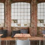 Profhome 392421-GU Fotobehang baksteen mat bruin crèmewit, Verzenden