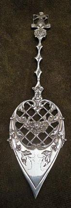 Taartschep - .835 zilver - 1850-1900 - Zilveren taartschep, Antiek en Kunst, Antiek | Goud en Zilver
