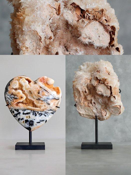 Geen minimumprijs - Prachtige set van Zebra Crystal & Blush, Antiek en Kunst, Kunst | Designobjecten