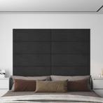 vidaXL Wandpanelen 12 st 3,24 m² 90x30 cm fluweel zwart, Doe-het-zelf en Verbouw, Platen en Panelen, Verzenden, Nieuw