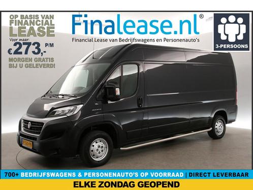 Fiat Ducato 33 2.3 MultiJet L3H2 Airco Camera Cruise €273pm, Auto's, Bestelauto's, Lease, Handgeschakeld, Diesel, Fiat, Zwart