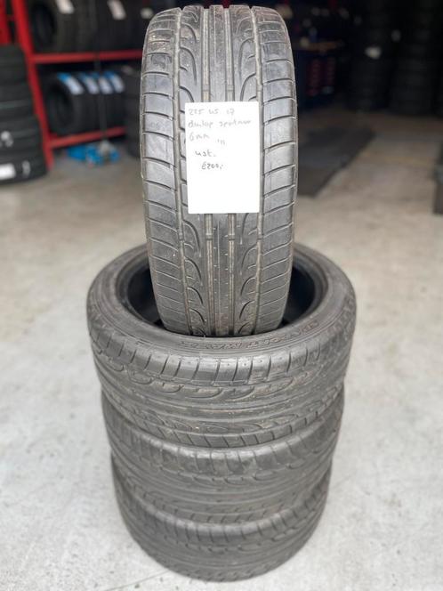 225/45/17 DUNLOP SPORTMAXX 6MM 4 STUKS 200,-, Auto-onderdelen, Banden en Velgen, 17 inch, Zomerbanden, 225 mm, Personenwagen, Gebruikt