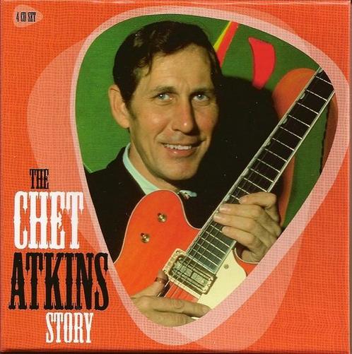 cd - Chet Atkins - The Chet Atkins Story 4-CD, Cd's en Dvd's, Cd's | Country en Western, Verzenden
