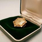 Zonder Minimumprijs - Broche - 10 kt. Roségoud Parel -