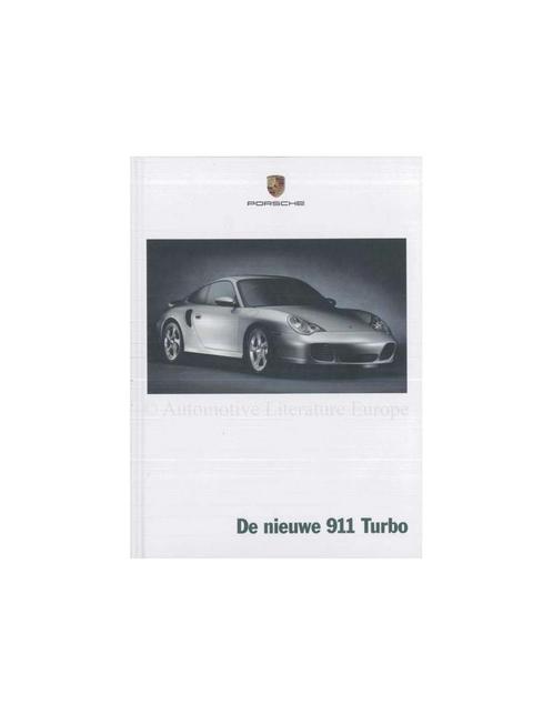2000 PORSCHE 911 TURBO HARDCOVER BROCHURE NEDERLANDS, Boeken, Auto's | Folders en Tijdschriften, Porsche