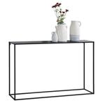 Console tafel sidetable metaal 74x115x32 cm zwart mat, Huis en Inrichting, Tafels | Sidetables, Verzenden, Nieuw