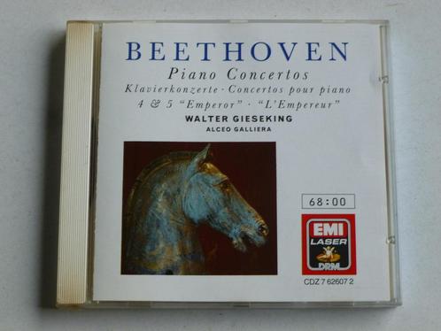 Beethoven - Piano Concertos 4,5 / Walter Gieseking, Cd's en Dvd's, Cd's | Klassiek, Verzenden