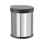 Inbouw afvalemmer Hailo Compact box M 15 ltr - RVS, Verzenden, Nieuw