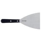 Triangle Bakspatel Extra Breed - 10 cm Lemmet - RVS - Zwa..., Ophalen of Verzenden, Nieuw