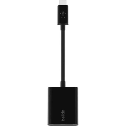 Belkin CONNECT™ USB-C™-audio- en oplaadadapter - oplader, Hobby en Vrije tijd, Overige Hobby en Vrije tijd, Zo goed als nieuw
